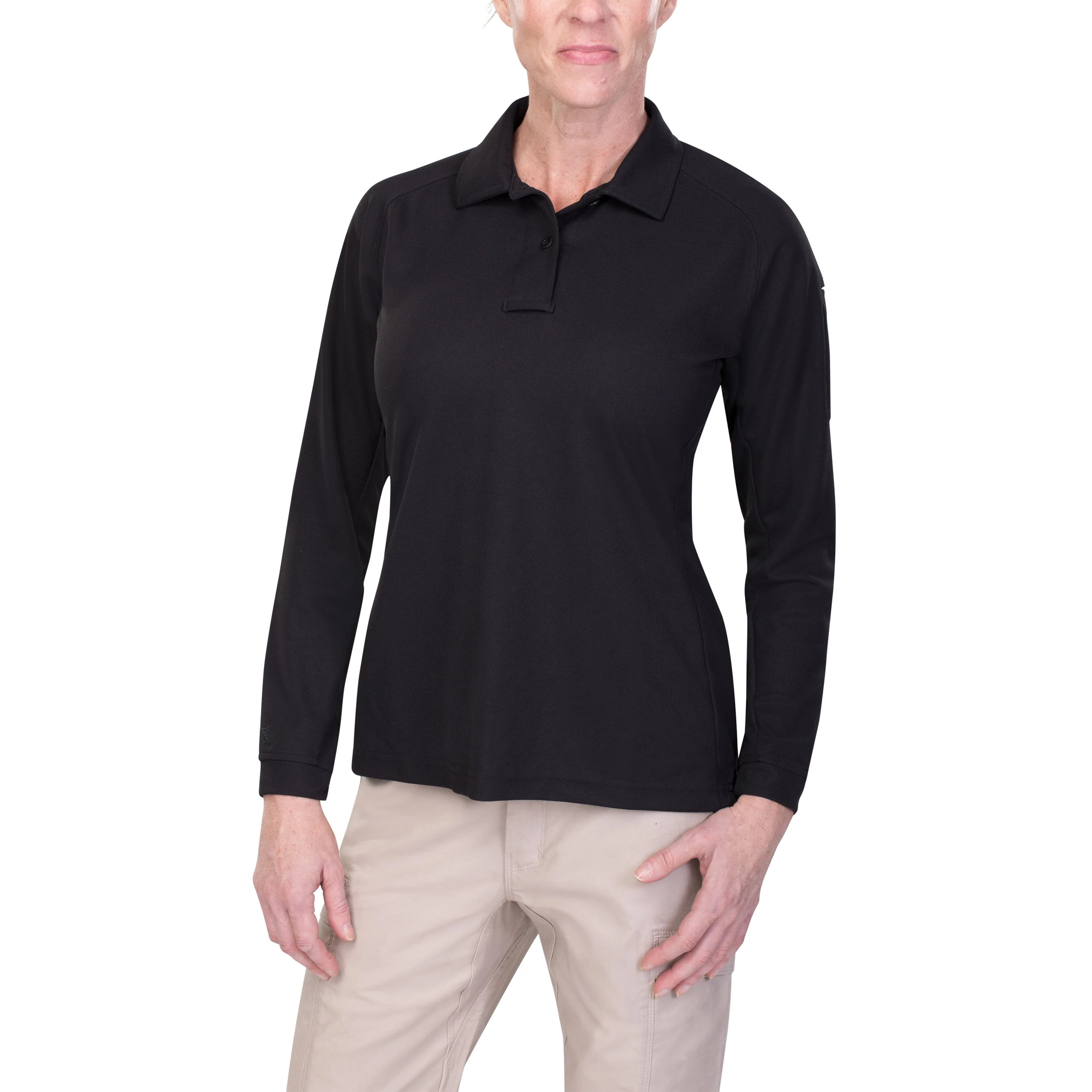 Women's HeatShield Long Sleeve Polo (F.K.A. Coldblack®) - Image 5